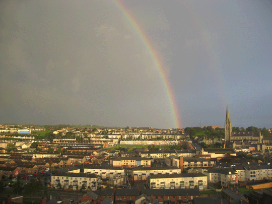 Rainbow over Derry-Londonderry