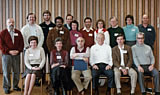 A group of participants in the 
  first workshop